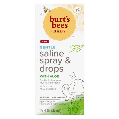 Burt's Bees Baby® Gentle Saline Spray & Drops with Aloe - 1.5oz