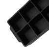 Unique Bargains 6-Cavity Square Ice Tray with Color-Matched Lid Hand Wash Only Silicone 7.09"x4.53"x2.17" 1 Pc - 3 of 3