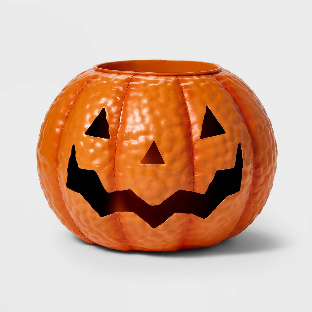 Pumpkin Porch Pot Planter Halloween Decorative Prop - Hyde & EEK! Boutique™