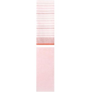 REGALWOVEN Striped Pattern Quick Drying Hand Towels for Bathroom 14" x 30"/13" x 27" 2 Pcs - 1 of 4