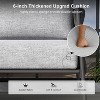LayinSun Outdoor Patio Woven Rope Sofa, 3-Person Deep Seating Modern Couch 3-Seat for Outside - 4 of 4
