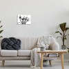 Stupell Industries Modern Tulip Blossom Abstract Monochrome Silhouette Photography Wall Plaque Art - 2 of 4