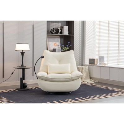 NicBex 270 Swivel Glider Recliner Chair Power Rocking Chair with USB Port for Living Room, Bedroom, Apartment