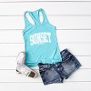 Simply Sage Market Varsity Sunset Chaser Racerback Tank - 3 of 4