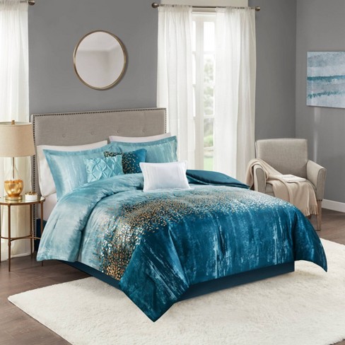 blue madison park comforter