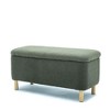NicBex Modern 39.3" Boucle Storage Bench with Wood Legs for Bedroom and Entryway - 4 of 4
