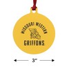 Missouri Western State University Griffons Aluminum Holiday Christmas Tree Ornament - 3 of 4