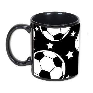 Soccer 11 Oz Ceramic Stoneware Coffee Mug - 1 of 2