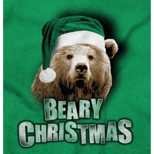 Funny Christmas Santa Bear Pun Graphic T Shirt Men or Women Brisco Brands - 1 of 4