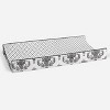 Bacati - Classic Damask White/Black Pin Dots changing Pad Cover - 4 of 4