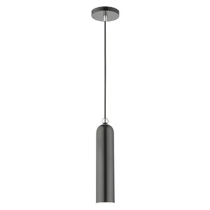 Livex Lighting Ardmore 1 - Light Pendant in  Shiny Dark Gray - 1 of 1
