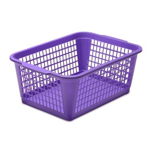 YBM HOME Plastic Perforated Storage Basket Bin Office Drawer, Shelf Desktop CountertopTray Organizer 32-1184 - 1 of 2