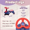 HTUTWOO Kids RideWiggle Car Retractable, Shock absorbing PU Wheels For Effective Floor Protection, Provide a speed of 3.11MPH for Kids aged 3+ - 3 of 4