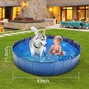Racxily Foldable Dog Kiddie Pool, Portable Hard Plastic Kids Baby Doggie Swimming Pool, Anti-Slip Thick PVC Collapsible for Dogs Cats and Kids Pet - 2 of 4