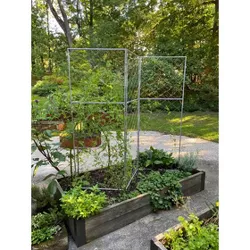 Gardener's Supply Company Chicken Wire Pea Trellis for Climbing Plants | Multi-Use Heavy Duty Outdoor Garden Peas, Tomato, Cucumber Plant Support |