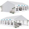 Premium Heavy Duty Party Tent, Large White Wedding Canopy with Removable Sidewalls, Includes 2 Storage Bags for Outdoor Events - 2 of 4