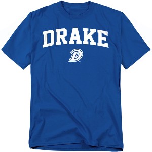 Men's Drake University One Color Arched T-Shirt - 1 of 4