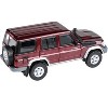 2014 Toyota Land Cruiser 76 Merlot Red Metallic 1/64 Diecast Model Car by Paragon Models - 2 of 4
