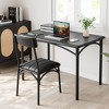 Dining Table Set for 4, 5 Piece Kitchen Table and Chairs for 4 with Upholstered Chairs, Rectangular Dining Room Table Set - 4 of 4