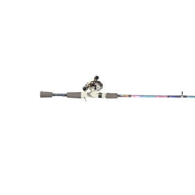 ProFISHiency Micro Spinning Reel and 2-Piece Fishing Rod Combo -  Pre-Spooled Spinning Reels