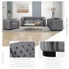 TiramisuBest 41.5" Velvet Upholstered Accent Sofa,Modern Single Sofa Chair with Thick Removable Seat Cushion - 2 of 4