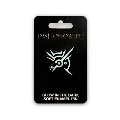 Just Funky Dishonoured 2 Collectibles | Dishonoured 2 Rune Glow in the Dark Enamel Pin