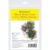Strathmore 300 Series Mixed Media Cards & Envelopes, Anniversary Size, 3.5x4.875 inch, 6 Per Pack, 3 Packs - 2 of 4