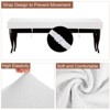 Unique Bargains Stretch Anti-Dust Protecting Dining Chair Slipcovers for 42" - 54" Bench - 3 of 4