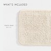 Plush Absorbent Bath Mat Rug with Anti-Skid Rubber Backing - Becky Cameron - 3 of 4