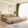 KWPZQEB 3-in-1Folding Convertible Sofa Bed, 73'' Pull Out Sofa Bed with Soft Cushions, Velvet Loveseat Sleeper Comfy Couches for Living Room - 3 of 4