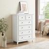 TIRAMISUBEST Modern 6 Drawers Dresser,Farmhouse Dresser of Drawers Closet Organizers - 2 of 4