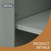 62.5'' Tall Storage Cabinet with Two Drawers for Bathroom - Leovsnove - 4 of 4