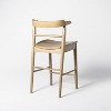 Kaysville Curved Back Wood Counter Height Barstool - Threshold™ designed with Studio McGee - image 4 of 4