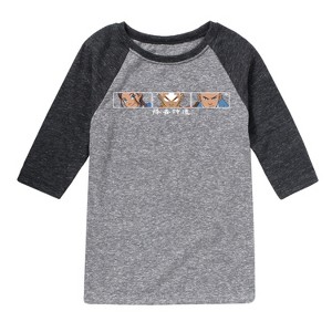 Boys' - Avatar: The Last Airbender - Battle Face Raglan Graphic T-Shirt - 1 of 4
