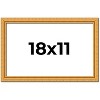 PosterPalooza | 18x11 Wood Antique Frame with UV Acrylic, 4 Finishes: Bronze, Gold, Silver, and Black - 2 of 4
