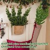 Attop Artificial Pine Needles Christmas Tree Accessories 10 Pieces Artificial Plant Plastic Pine Needle Green Tree Festival Party Deco - 3 of 4