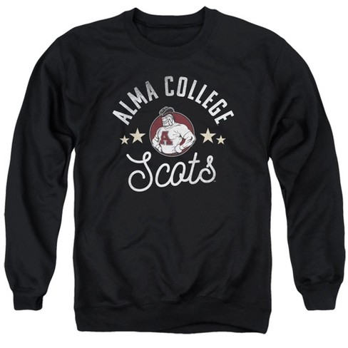 Alma College Official Scots Adult Crewneck Sweatshirt, Black - image 1 of 4