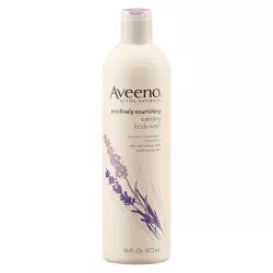 Aveeno Positively Nourishing Calming Lavender Body Wash - 16 fl oz