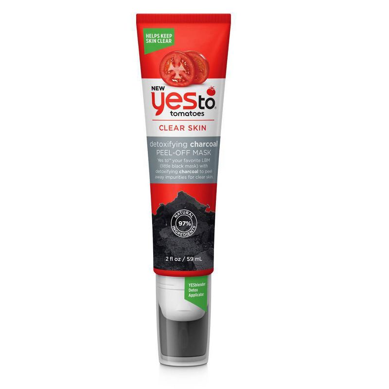 Yes To Tomatoes Charcoal Peel Face Mask - 2oz, 1 of 9