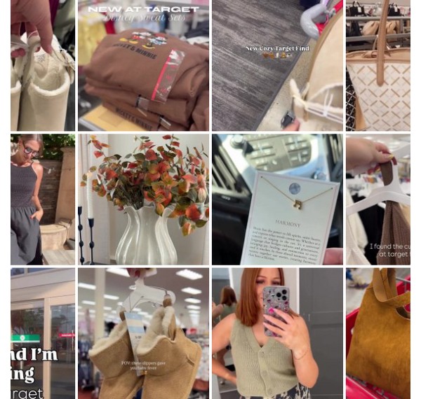 Collage of people showing off their #TargetStyle