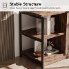 Jojoka Farmhouse TV Stand, Rustic Media Console with Mesh Door and Shelves, Industrial Entertainment Center with Storage for Living Room - 4 of 4