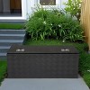 SEVOBAL Heavy Duty Tool Box Aluminum Trailer Tongue Portable for Storage Organizatio Ttool Storage Box Trailer Toolbox Open Top, Black, 108"*48"*46" - 2 of 4