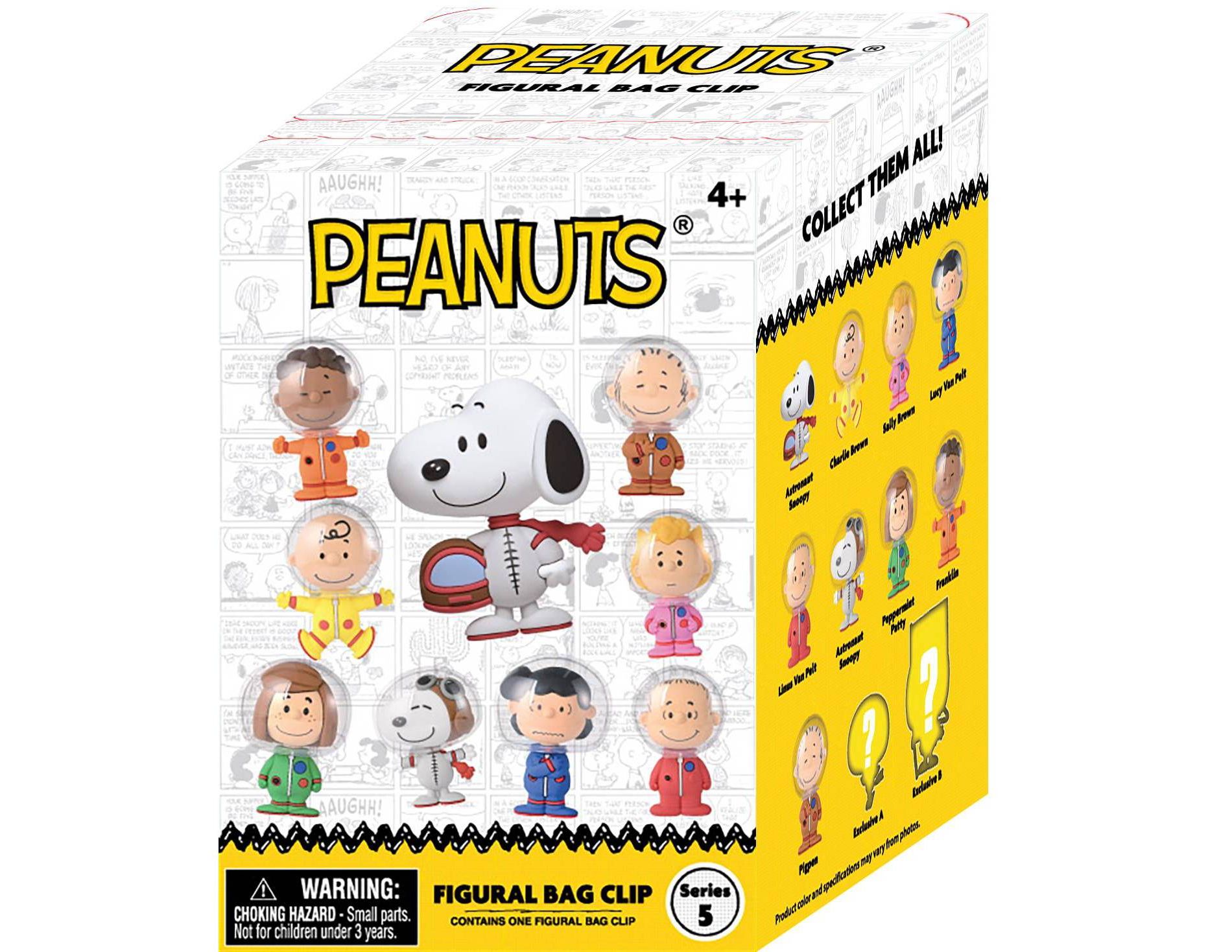 Monogram Figure Boxed Clip Peanuts in Space