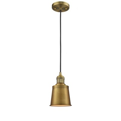Addison - 1 Light Cord Hung Mini Pendant In Traditional Style-8 Inches Tall and 5 Inches Wide