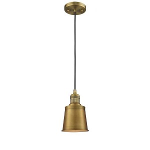Addison - 1 Light Cord Hung Mini Pendant In Traditional Style-8 Inches Tall and 5 Inches Wide - 1 of 1