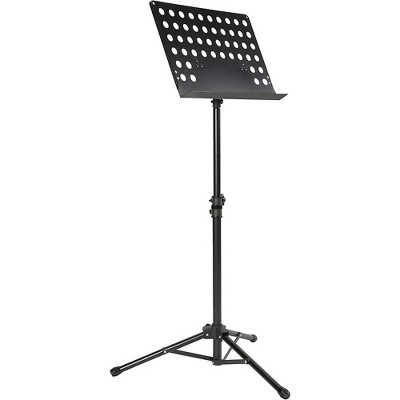 Musician's Gear Perforated Tripod Orchestral Music Stand Black