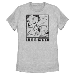 Womens Lilo & Stitch Snapshot with Attitude T Shirt - 1 of 4