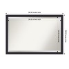 Amanti Art Havana Black Bronze Beveled Framed Bathroom Vanity Wall Mirror - 3 of 4