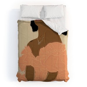 Deny Designs EELISE_NDRI Gushin Over You Comforter Set Pink - 1 of 3