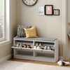 Fontoi Shoe Racks, Shoe Storage Racks with adjustable shelves, Shoe Bench with Cushion for Entryway Living Room Bedroom, White, 39.76"*9.44"*18.89" - 4 of 4